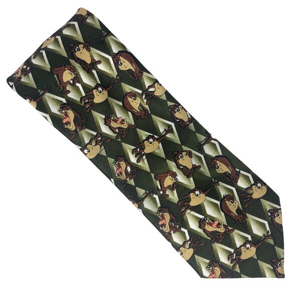 Tasmanian Devil Argyle Tie - Picture 2 of 6